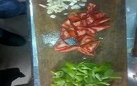 鸡蛋西红柿炒饸烙面步骤五
